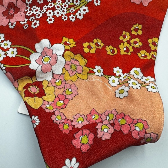 🆕 ZIMMERMANN 🧿 NWT Lola Waterfall Frill Bikini Raspberry Floral- Sz3 - US8 -10 - Picture 13 of 16